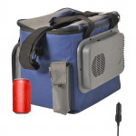 15l 12v electric cool bag blue