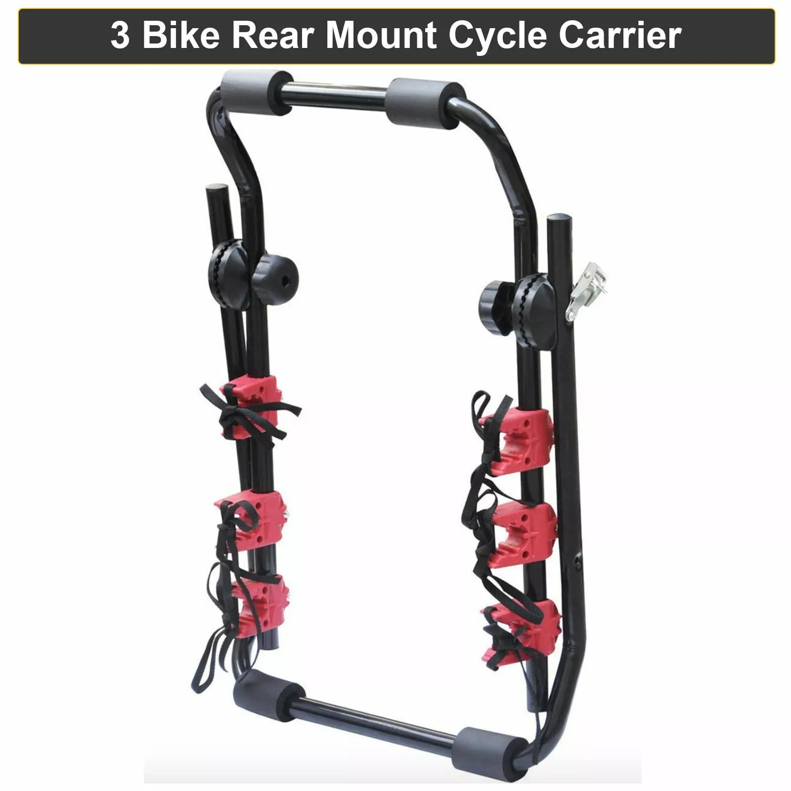 3 bike rack car fold up
