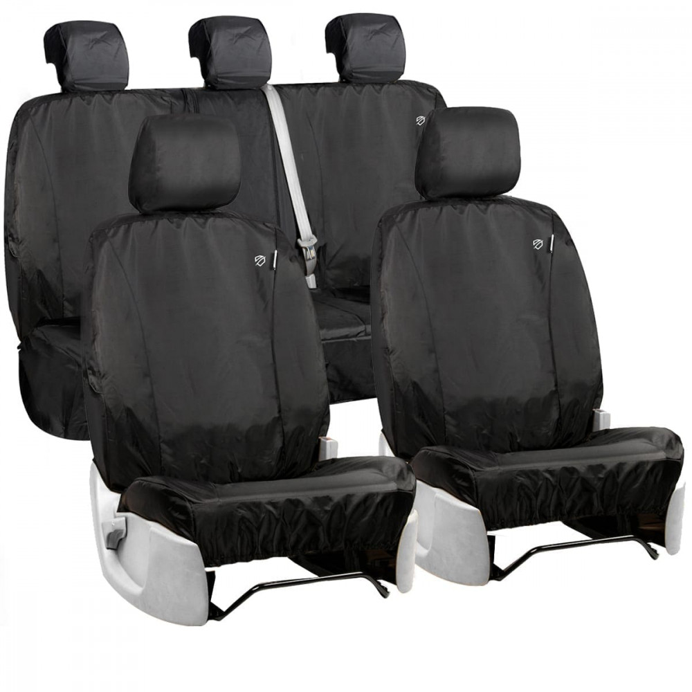 ford ranger t6 tailored car seat covers black