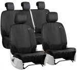 ford ranger t6 tailored car seat covers black