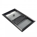 universal sliding campervan window built in blind top down