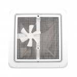 Skylight Roof Vent 14" x 14" with 12v Electric Fan