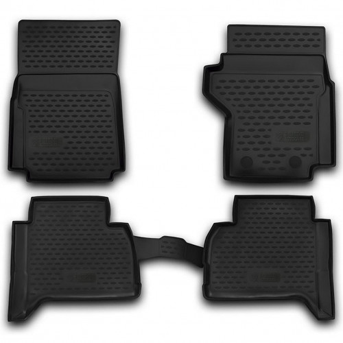 3D Rubber Tray Floor Mats Tailored for VolksWagen Amarok Double Cab 2010->on