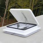 Skylight Roof Vent 14" x 14" with 12v Electric Fan