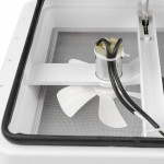 Skylight Roof Vent 14" x 14" with 12v Electric Fan