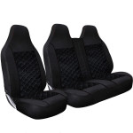 2+1 Piping Square Quilting Van Seat Covers