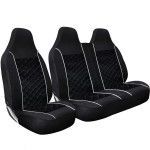 2+1 Piping Square Quilting Van Seat Covers