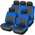 Universal Puto Touring Style 9pc Leather Look Car Seat Cover Set