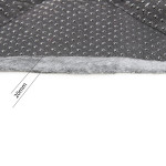 Heavy Duty Universal 3in1 Rear Seat, Quilted Pet Hammock Boot Liner with Side Pannels
