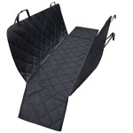 Heavy Duty Universal 3in1 Rear Seat, Quilted Pet Hammock Boot Liner with Side Pannels