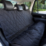 Heavy Duty Universal 3in1 Rear Seat, Quilted Pet Hammock Boot Liner with Side Pannels