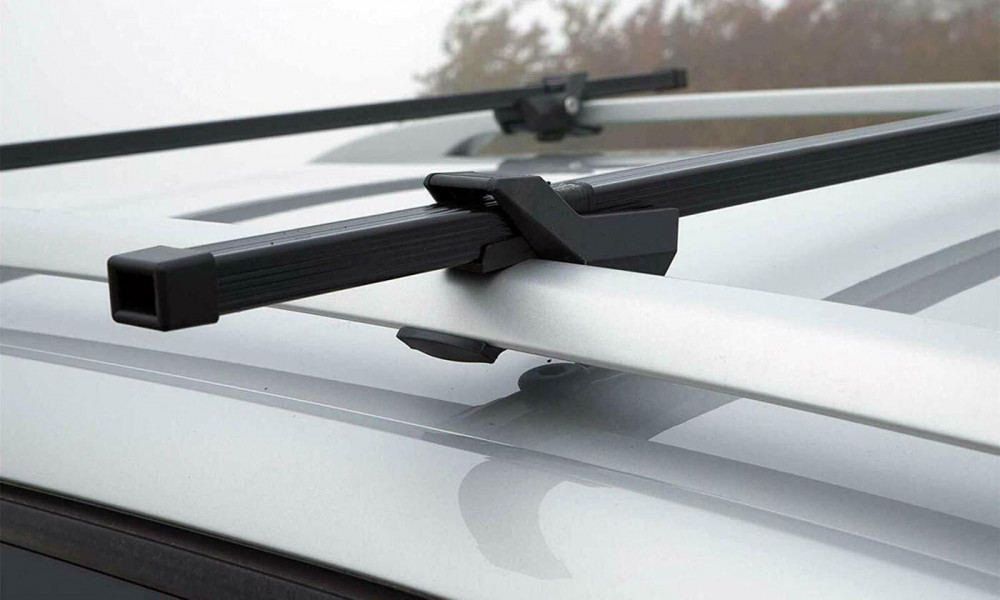 Universal Steel Roof Bars - Anti Theft 135cm
