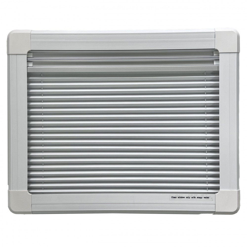 Top Hinged Cassette Camper Window with Black out Blinds and Fly Net Screens