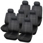 Universal Texas Style 14 Piece Seat Cover Set for 7 Seaters