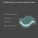 Shield Breathable 4ply Caravan Cover with Hitch Cover