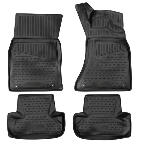 3D Rubber Tray Floor Mats Tailored for Audi Q5 13->ON