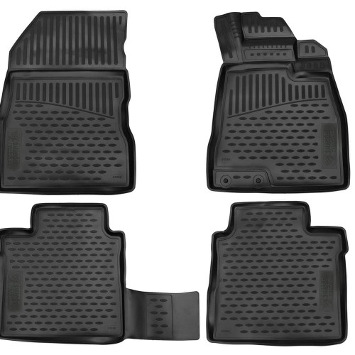 3D Rubber Tray Floor Mats Tailored for Nissan Note 2012->ON