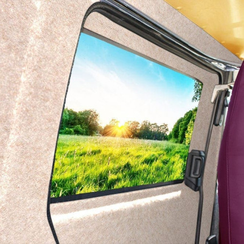 Beige 4 Way Stretch Carpet Van Lining