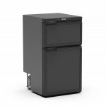 Cool Mate 80L 12v Black Dual Fridge Cooler Refrigerator Freezer For Camper Van Motorhome