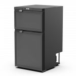 Cool Mate 80L 12v Black Dual Fridge Cooler Refrigerator Freezer For Camper Van Motorhome