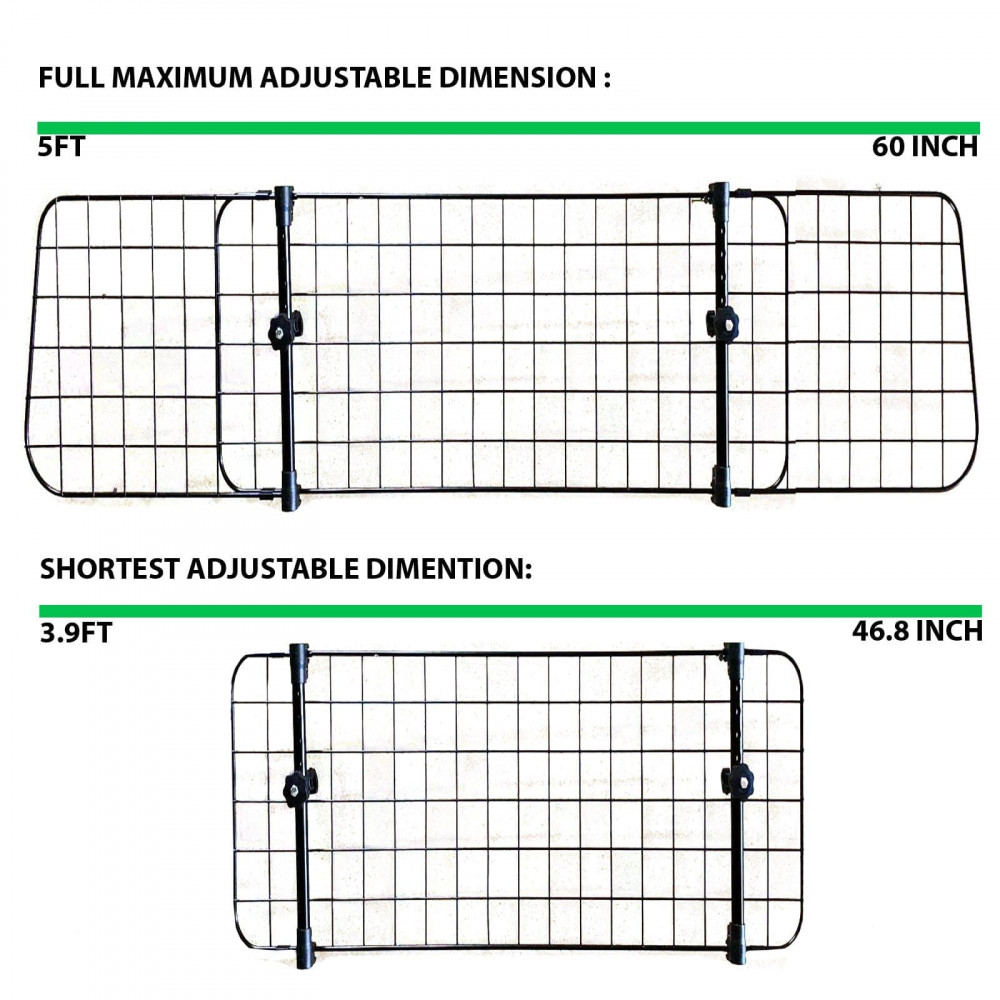 Heavy Duty Headrest Mesh Grill Pet Barrier + Luxury Quilted Boot Liner
