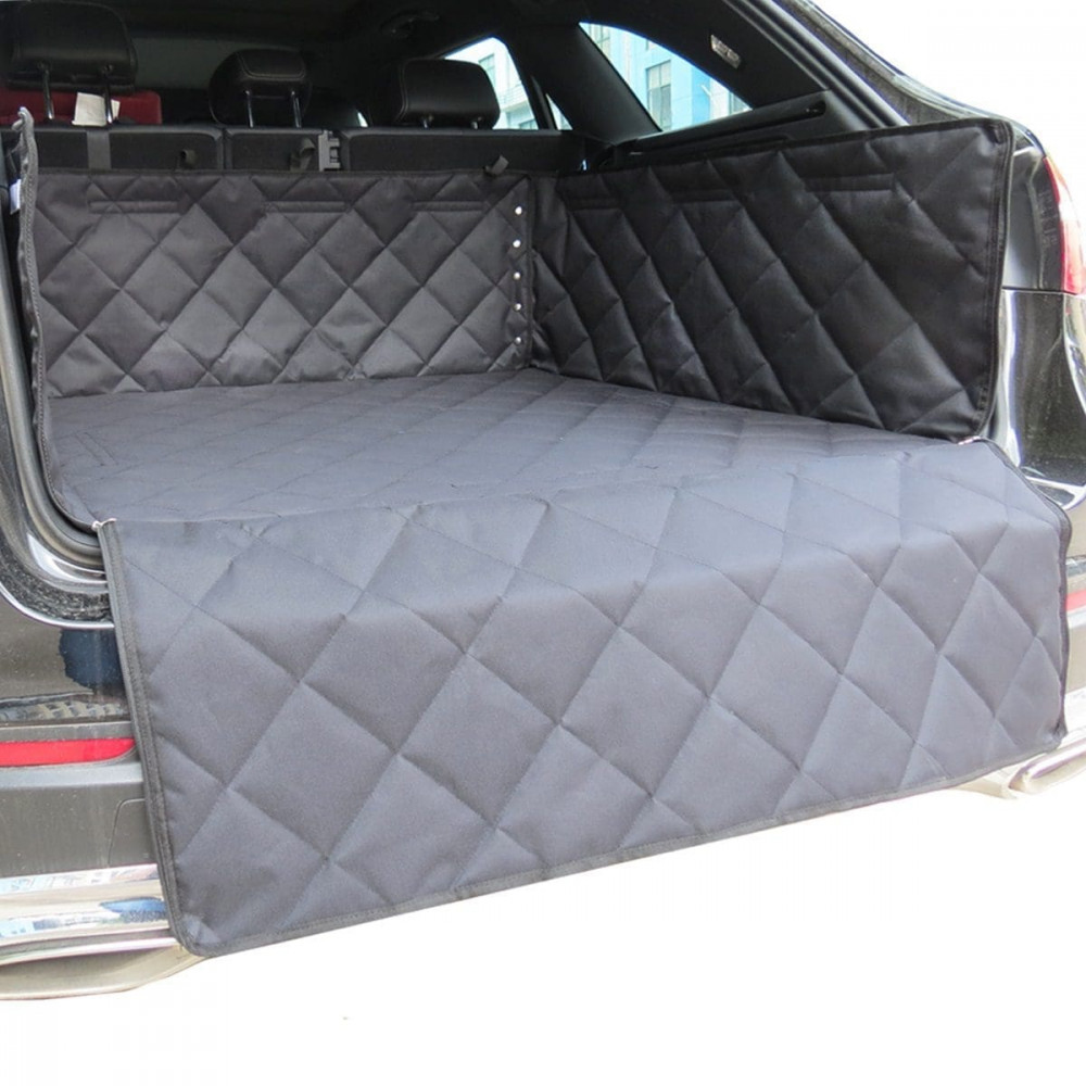 Heavy Duty Headrest Mesh Grill Pet Barrier + Luxury Quilted Boot Liner
