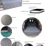 Heavy Duty Headrest Mesh Grill Pet Barrier + Luxury Quilted Boot Liner