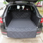 Heavy Duty Headrest Mesh Grill Pet Barrier + Luxury Quilted Boot Liner