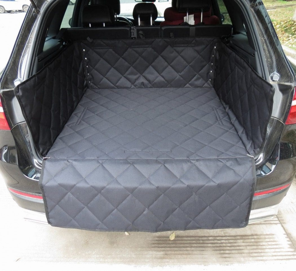 Heavy Duty Headrest Mesh Grill Pet Barrier + Luxury Quilted Boot Liner