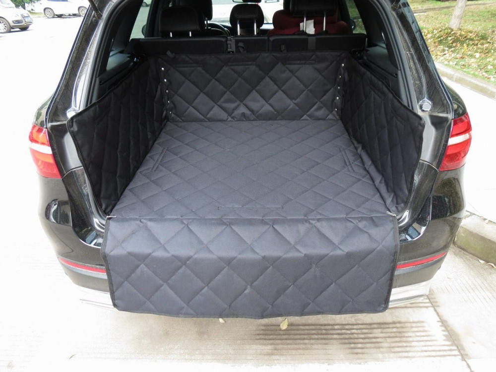 Heavy Duty Headrest Mesh Grill Pet Barrier + Luxury Quilted Boot Liner