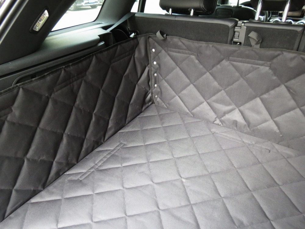Heavy Duty Headrest Mesh Grill Pet Barrier + Luxury Quilted Boot Liner