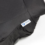 FULLY TAILORED BLACK POLYESTER SEAT COVERS for FORD TRANSIT CUSTOM 2013-21