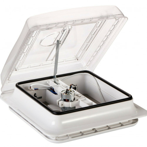 Roof Vent Sky Light 12v Crystal Dome Shower Hatch Camper / Caravan 360x360mm