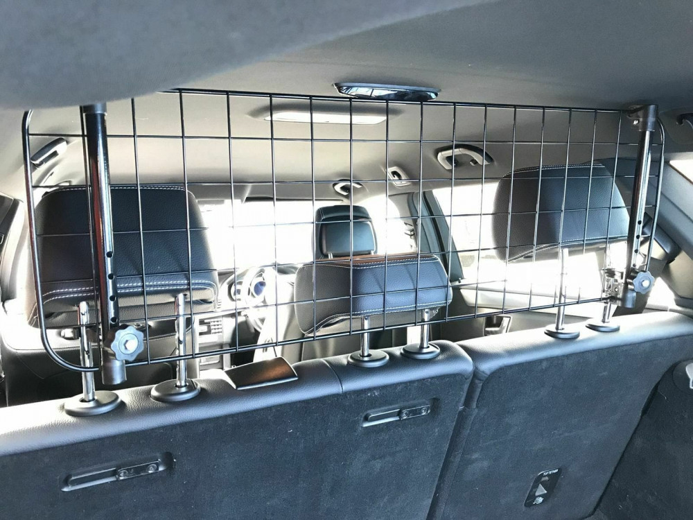 Heavy Duty Headrest Mesh Grill Pet Barrier + Luxury Quilted Boot Liner