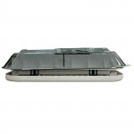 LED Sky Light Crystal Dome Roof Vent Shower Hatch for Camper, Caravan 580x580mm