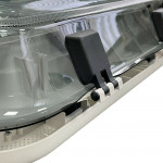 LED Sky Light Crystal Dome Roof Vent Shower Hatch for Camper, Caravan 580x580mm