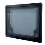 Top Hinged Flush Cassette Camper Flat Window with Black out Blinds and Fly Net Screens