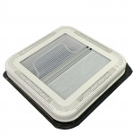 LED Sky Light Crystal Dome Roof Vent Shower Hatch for Camper, Caravan 580x580mm
