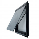 Top Hinged Flush Cassette Camper Flat Window with Black out Blinds and Fly Net Screens