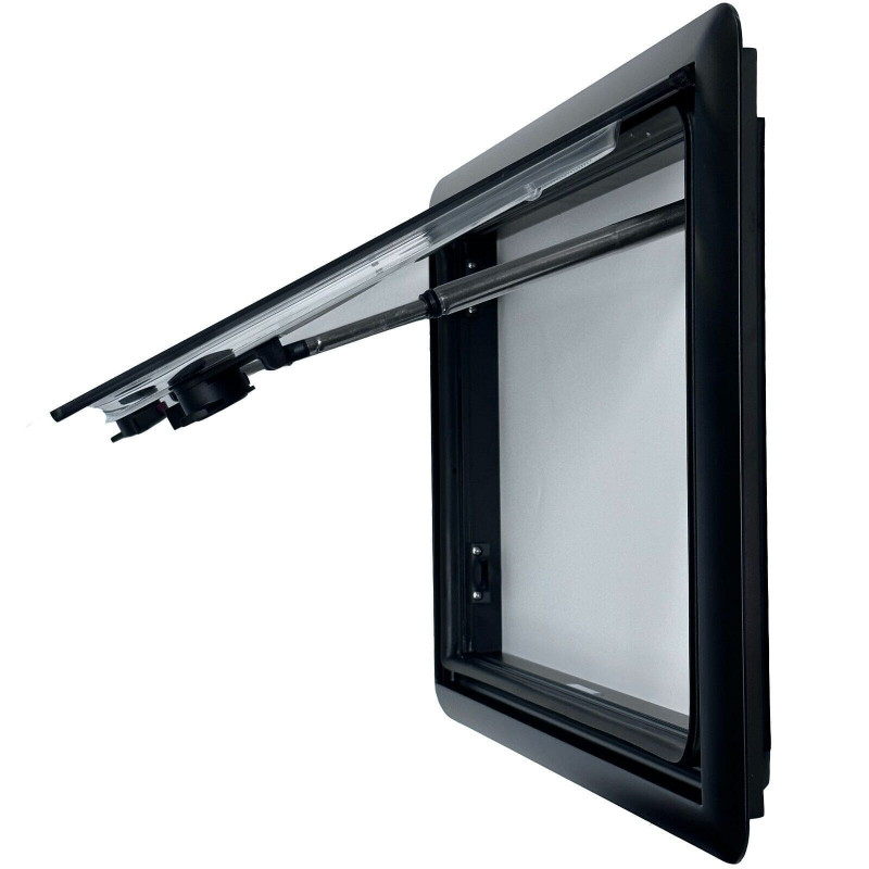 Top Hinged Flush Cassette Camper Flat Window with Black out Blinds and ...