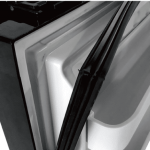 Cool Mate 83L 12/24v Camper Van RV Compressor Fridge Refrigerator Freezer Black