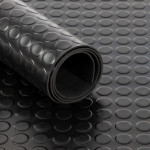 coin rubber matting round studded rubber flooring