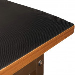 fine ribbed rubber matting work bench