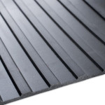 wide ribbed rubber flooring pattern corrugated