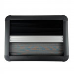 flat campervan window with black blind fly net 5