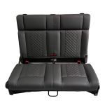 black campervan rock and roll bed 34 quarter quilted leather 3