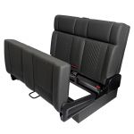 black campervan rock and roll bed 34 quarter quilted leather 5