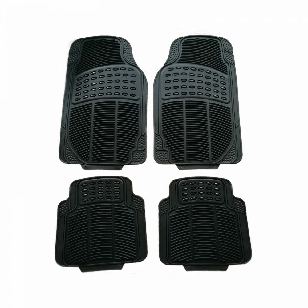 4 piece universal rubber car mats front back 3