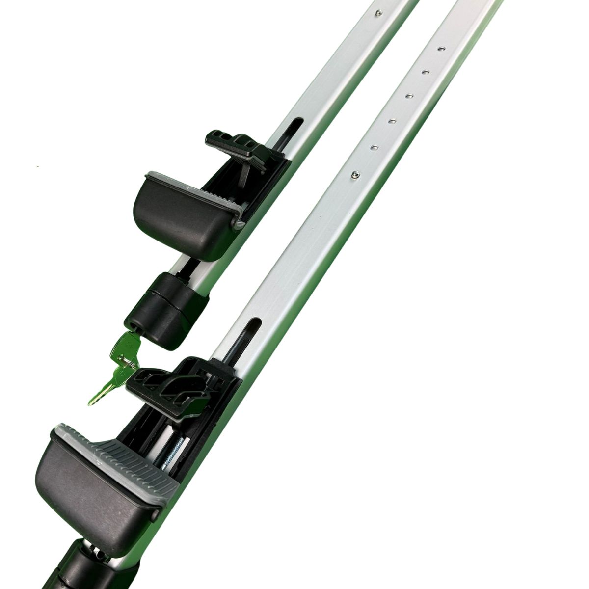 universal aluminium car roof bars lockable key 11