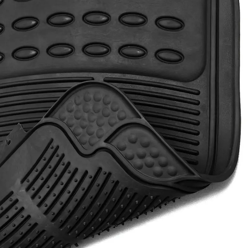 universal rubber car mats floor non slip backing